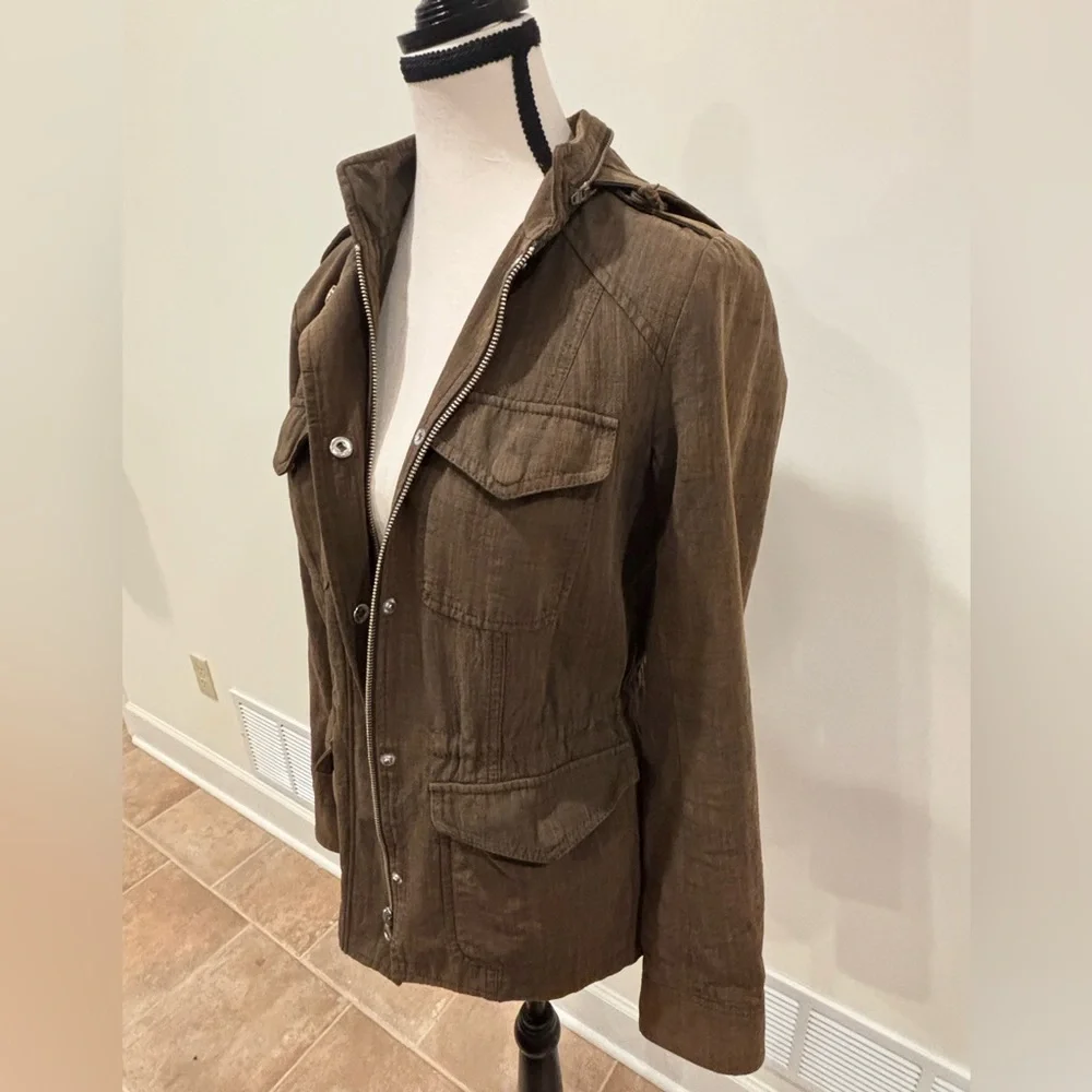 New Haven by Madewell Brown Women's Utility Jacket 100% Cotton, S